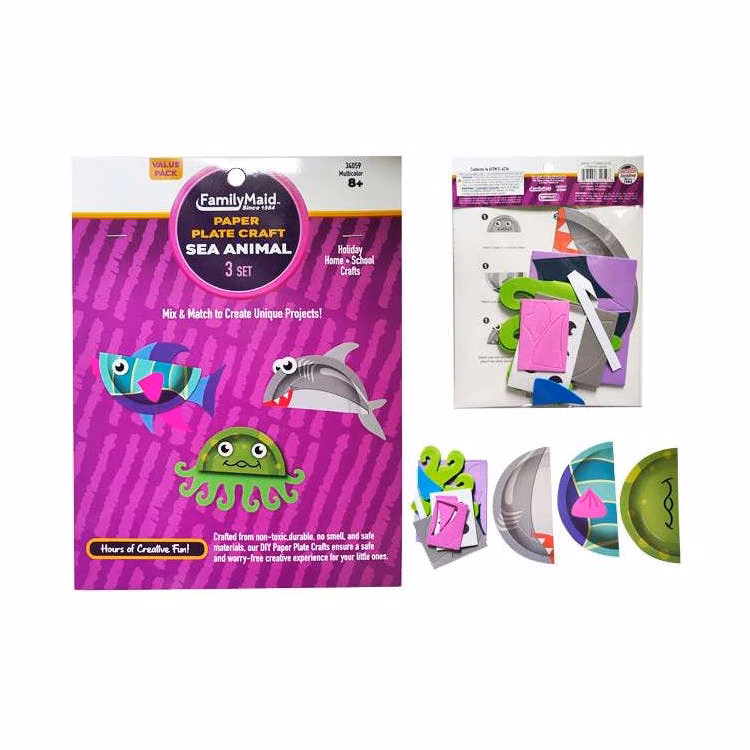 Sea Animal DIY Craft Kits - 3 per Kit