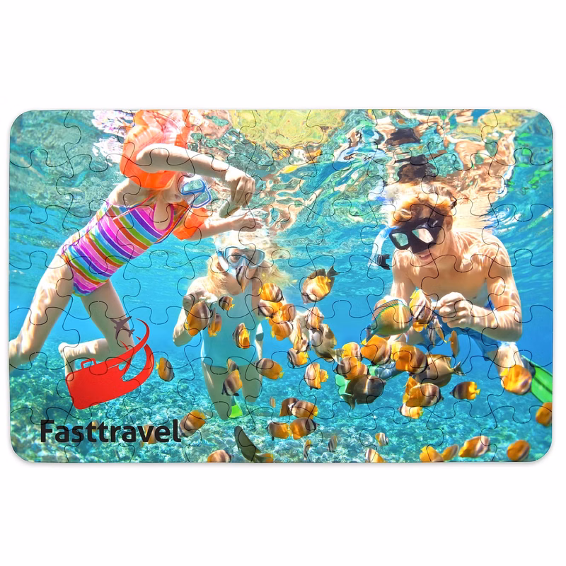 63-Piece Custom Full-Color Jigsaw Puzzle