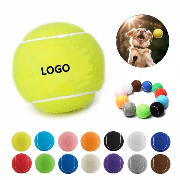 Custom 2.5 Inch Pet Fetch Tennis Ball Toy — Vet Pet Store Promotional Item