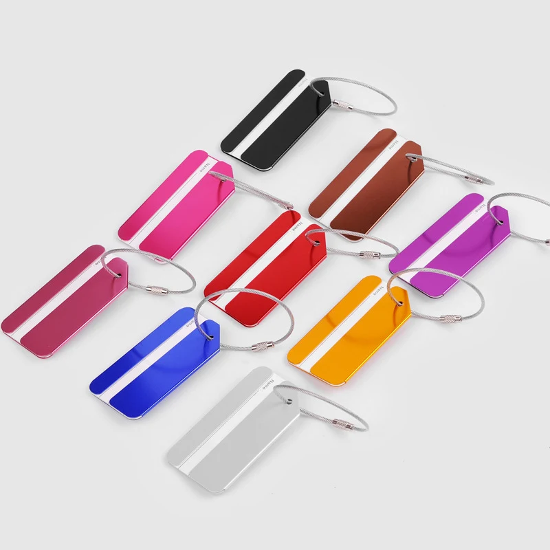 Luggage nameplates with your information 1