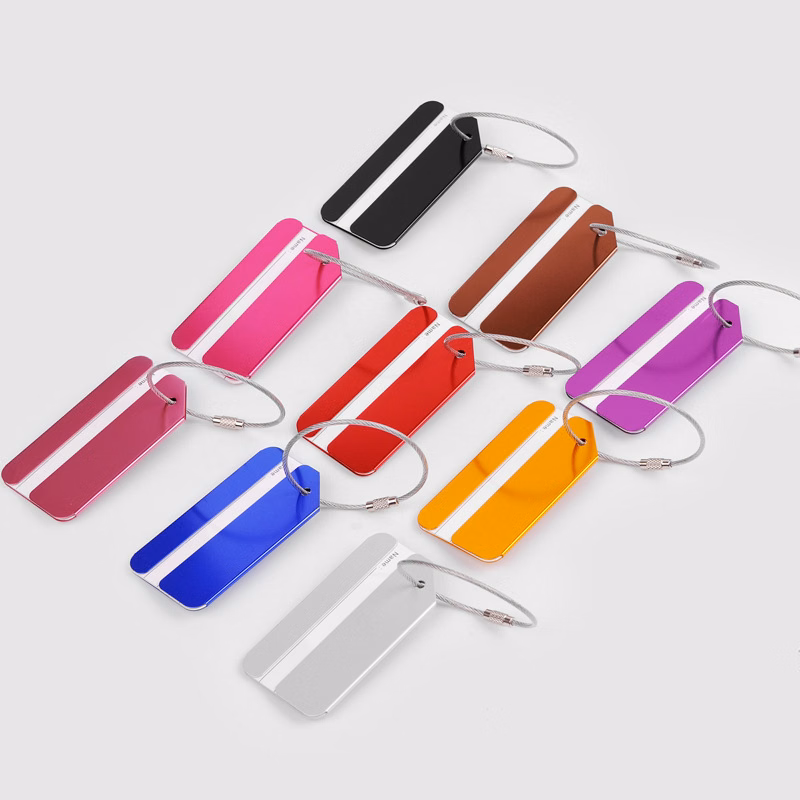 Luggage nameplates with your information