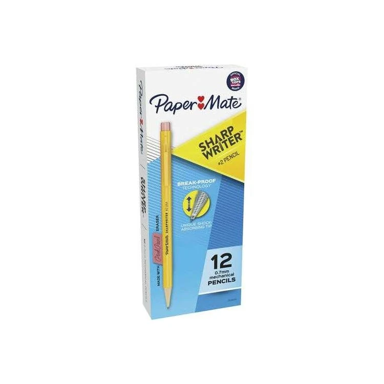 Mechanical Pencils - Goldenrod Barrel No. 2 12 Pack 1