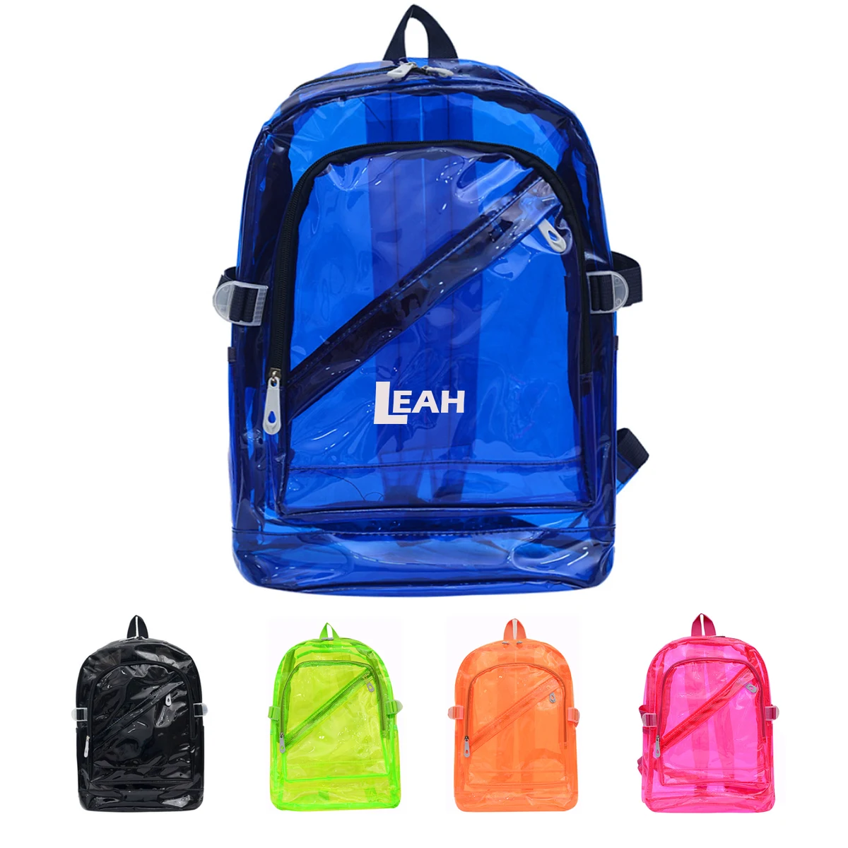 Clear Candy Color Backpack 1