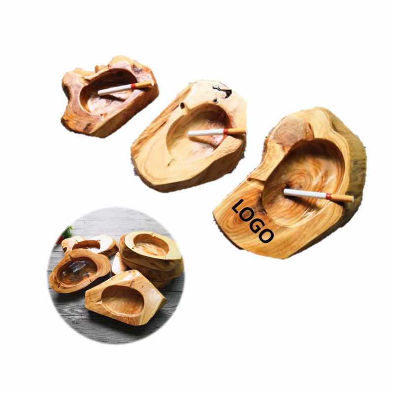 Novelty Pocket Cigarette Wood Ash Holder