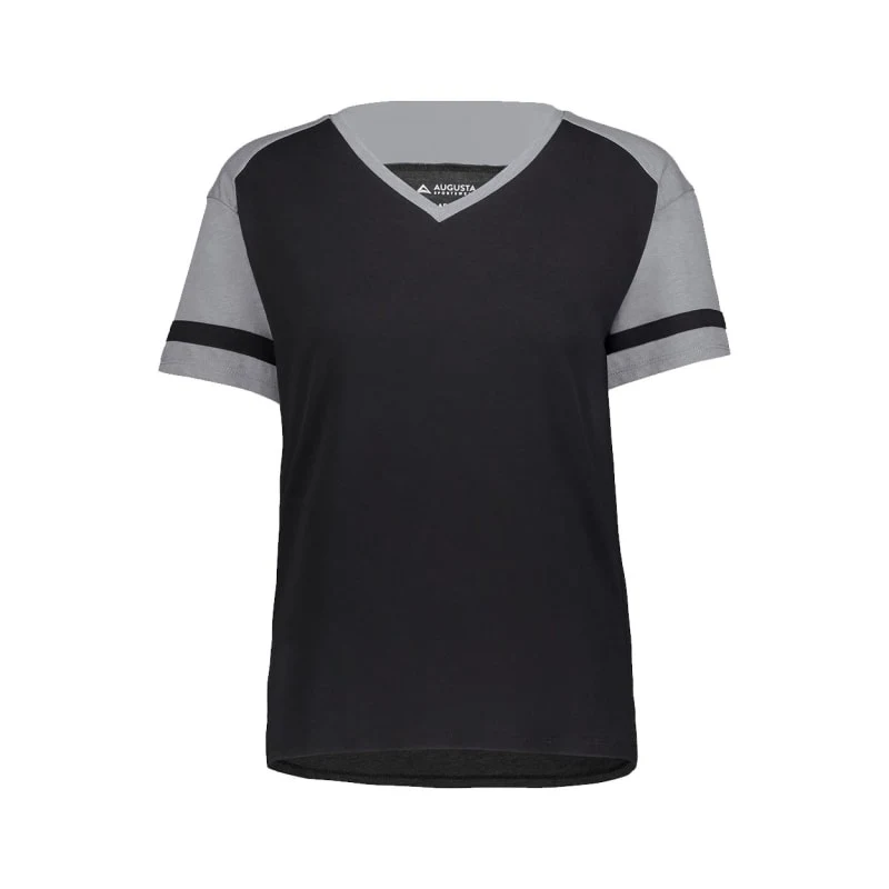 Augusta Sportswear Women's Triblend Fanatic 2.0 V-Neck T-Shirt - 2914 1
