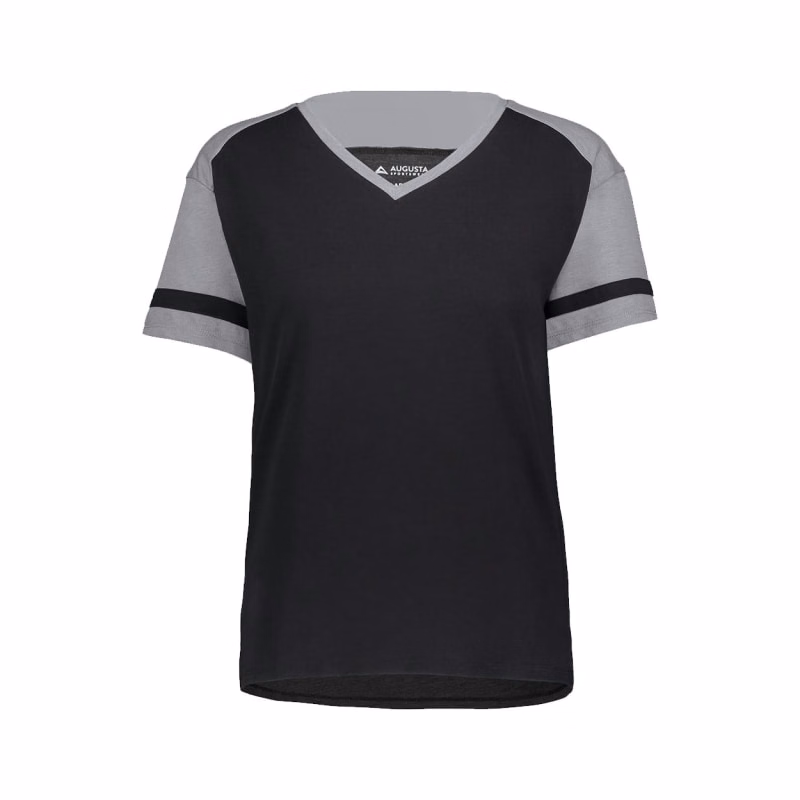 Augusta Sportswear Women's Triblend Fanatic 2.0 V-Neck T-Shirt - 2914