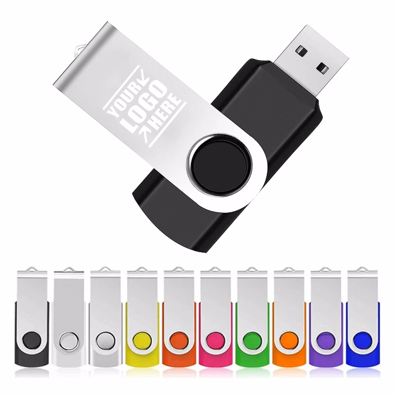 1 GB Swivel Flash Drive MOQ 50pcs