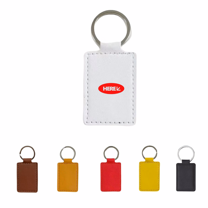 MOQ50 Leatherette Executive Keychain Tag