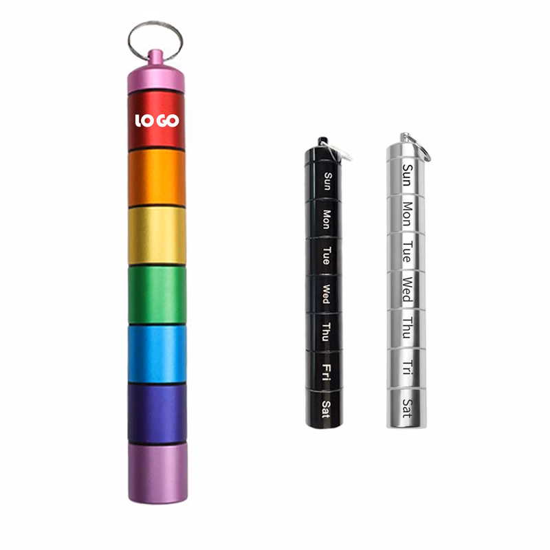 Metal Travel Pill Organizer