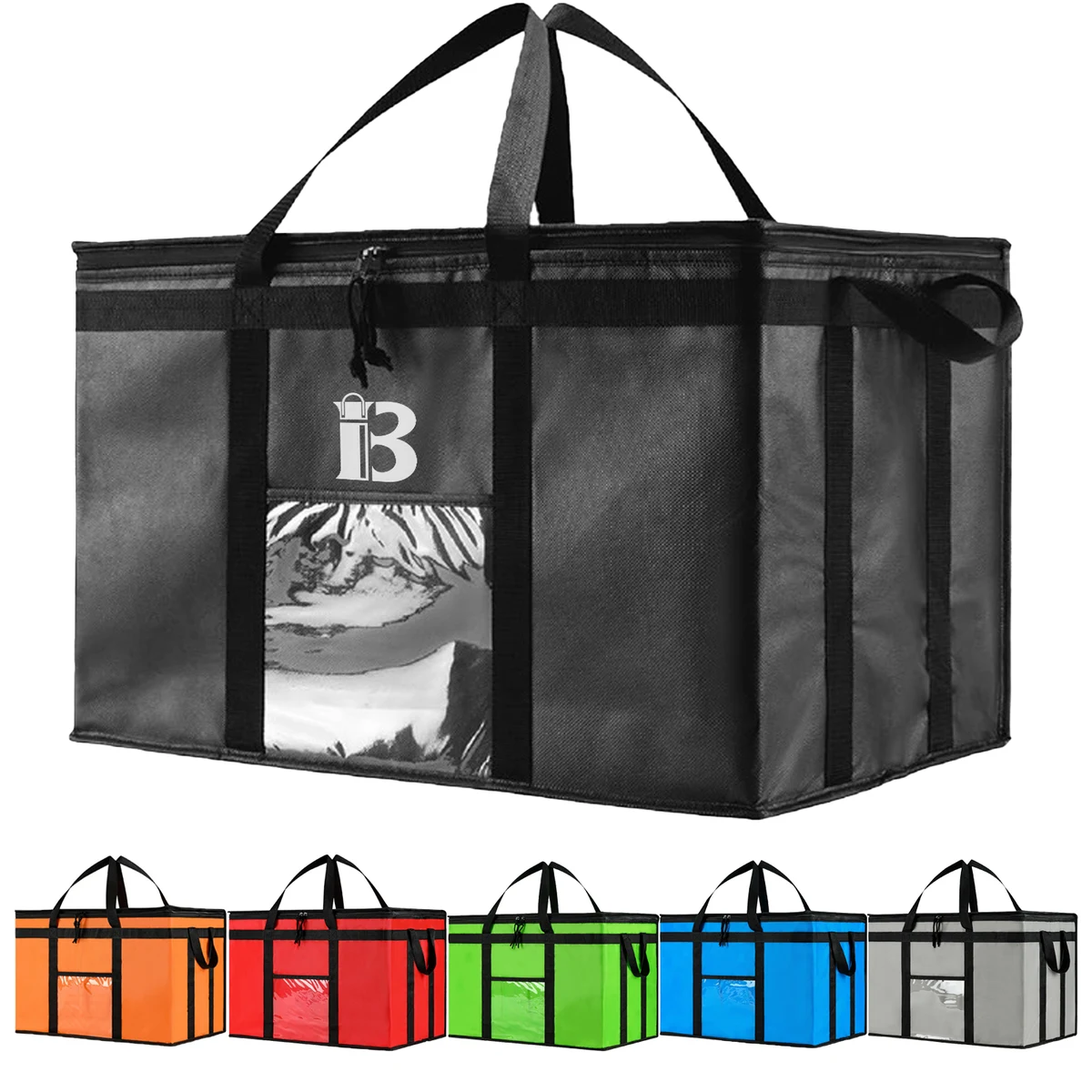79L Large Nonwoven Insulated Food Delivery Cooler Bag 1