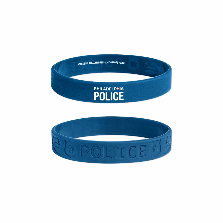 Police Safety Silicone Bracelet