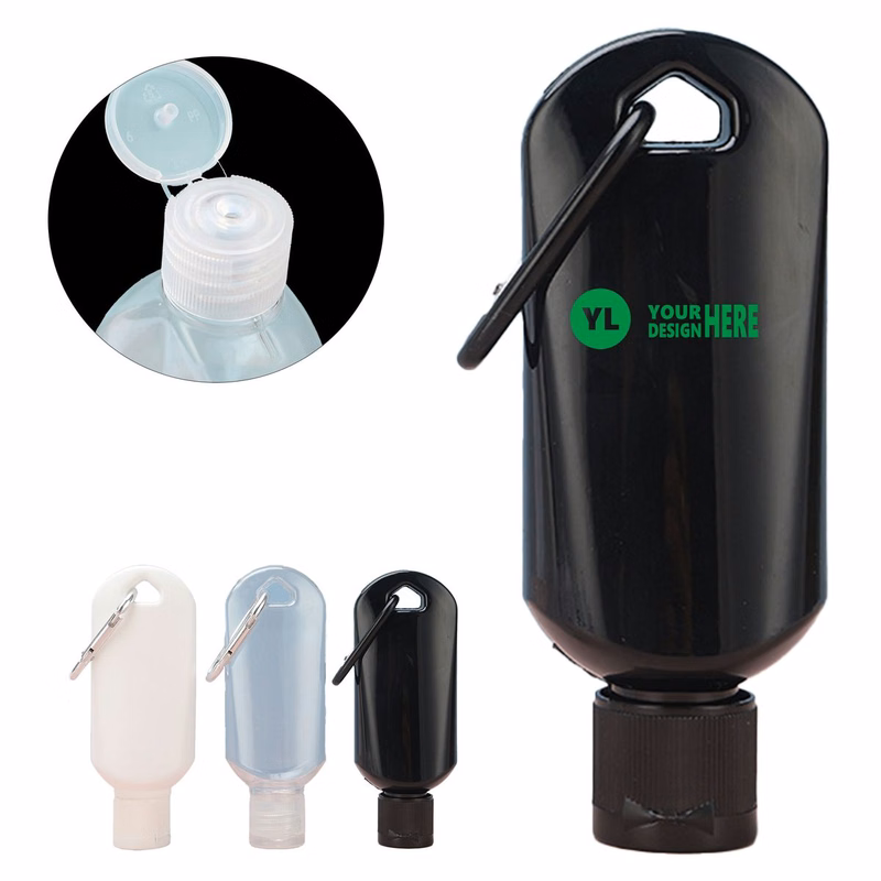 Hook-Mounted Hand Sanitizer Plastic Container
