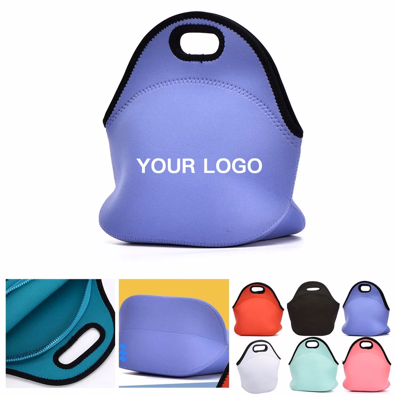Thermal Neoprene Lunch Bag with Soft Handles