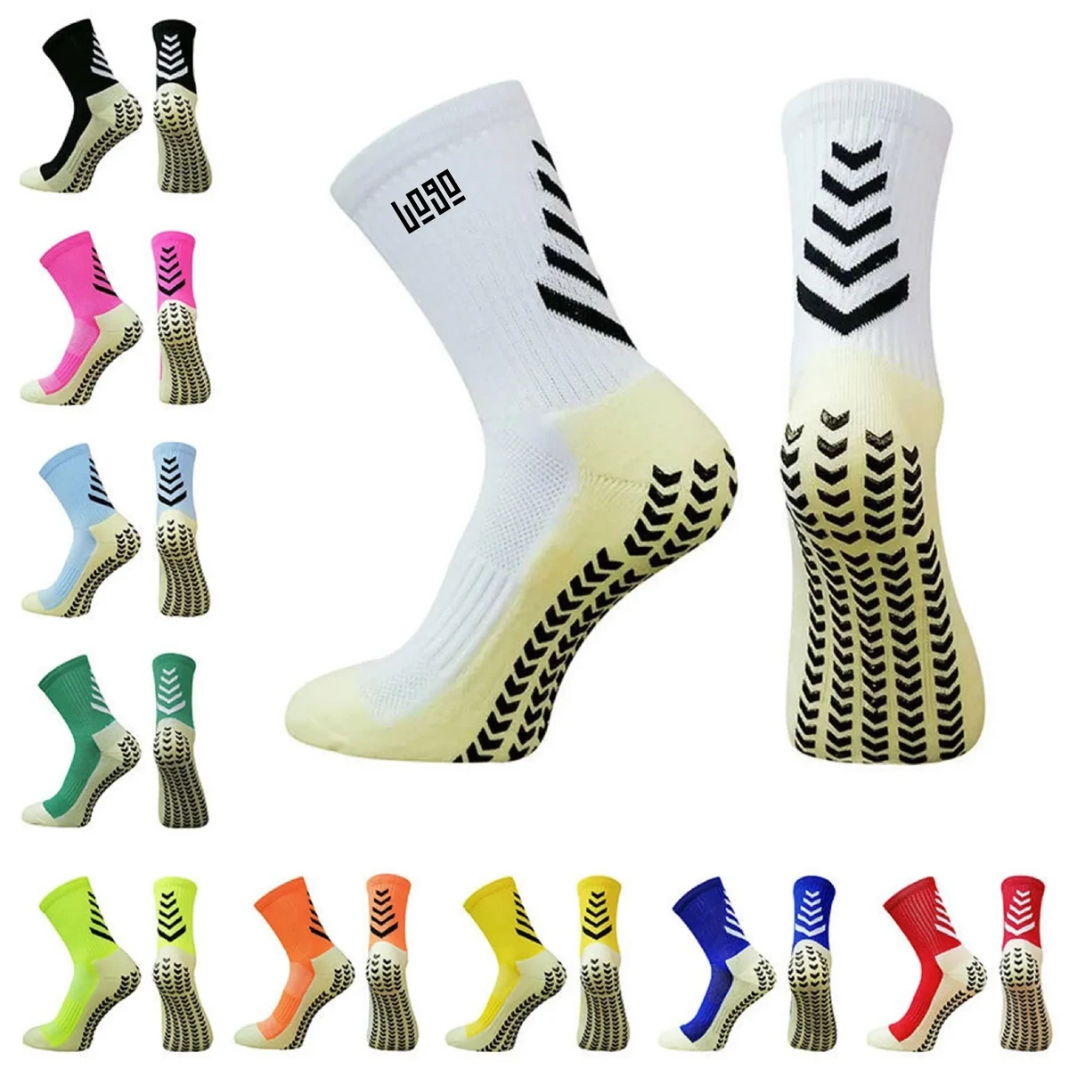 Anti-Slip Glue Dot Soccer Socks 1