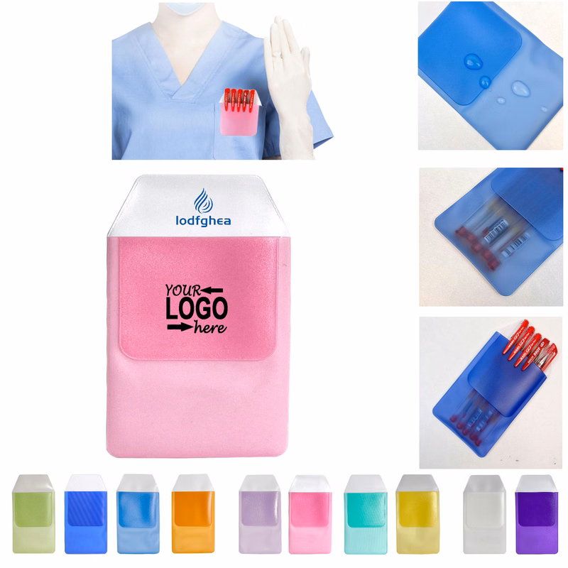 MOQ 20PCS Multicolor Pocket Pen Leak Protector