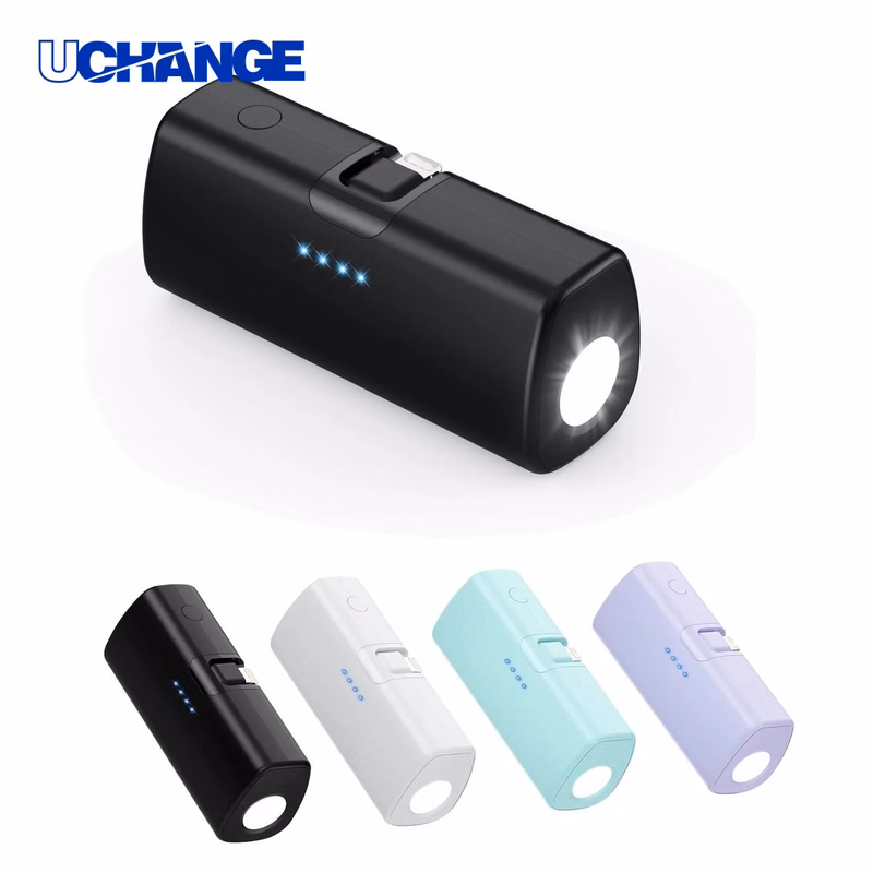 5000mAh Pocket Keychain Emergency Power Bank Device