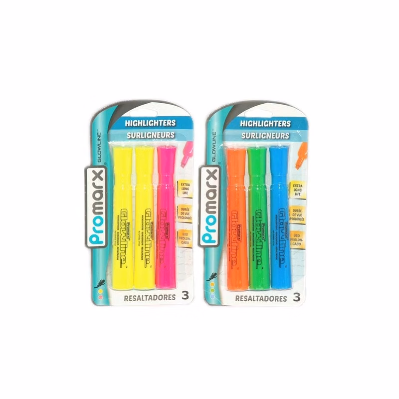 Highlighters - Assorted Chisel Tip