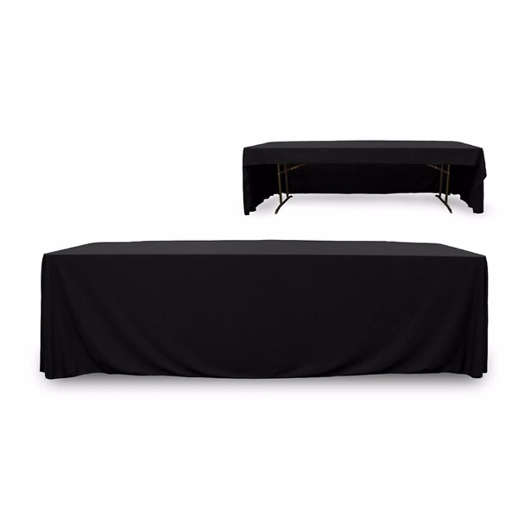8 ft. 3 Sided PolyKnit™ Table Cover (Blank)