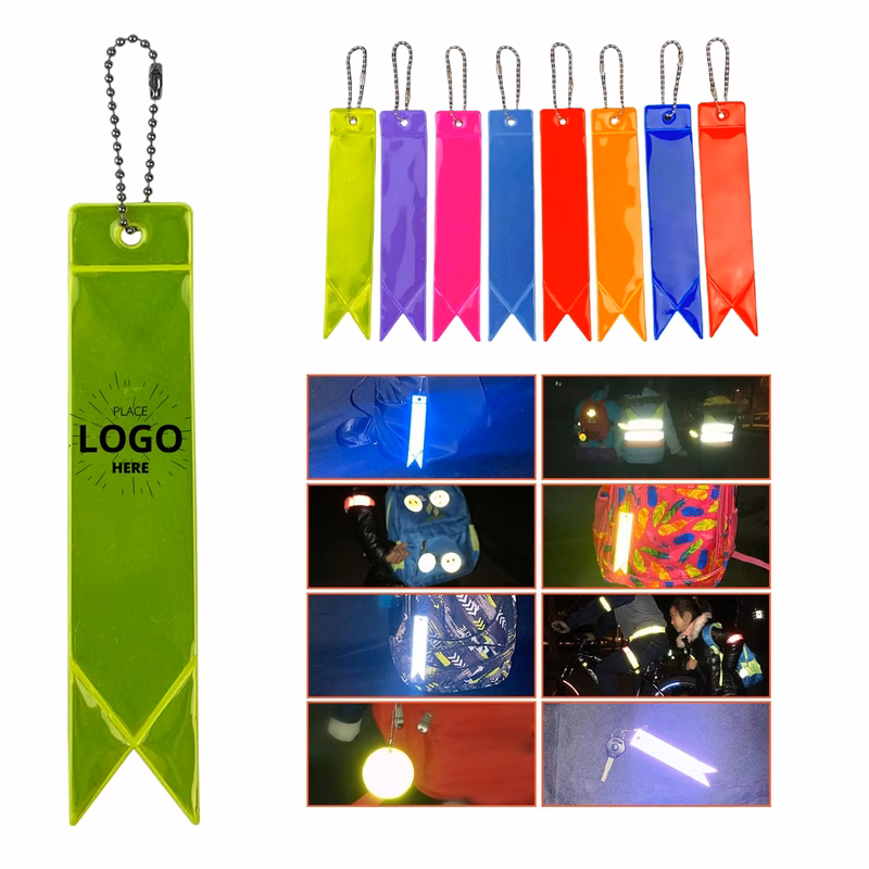 Safety Reflector Pendants Reflective Keychain