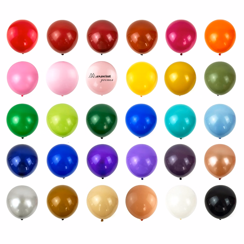 12" Multi-colored Promo Decoration Balloon