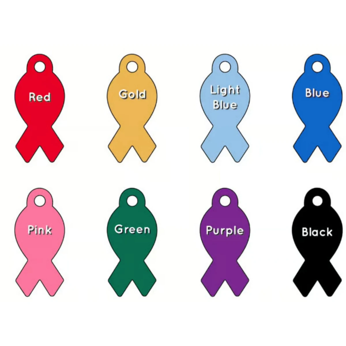 Ribbon Aluminum Tag - 100% MADE IN THE USA 1