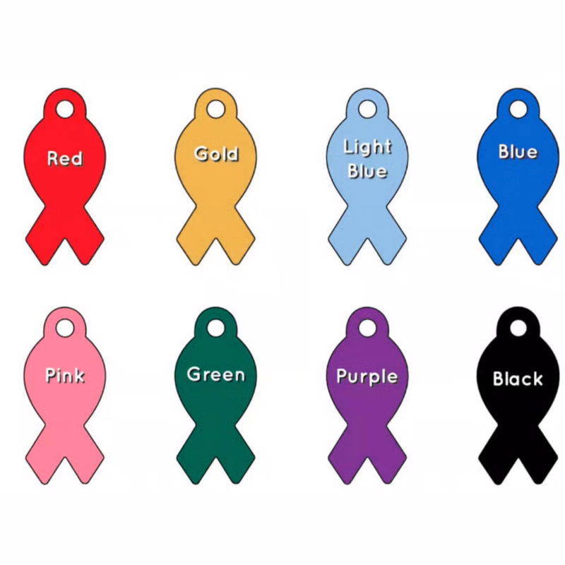 Ribbon Aluminum Tag - 100% MADE IN THE USA