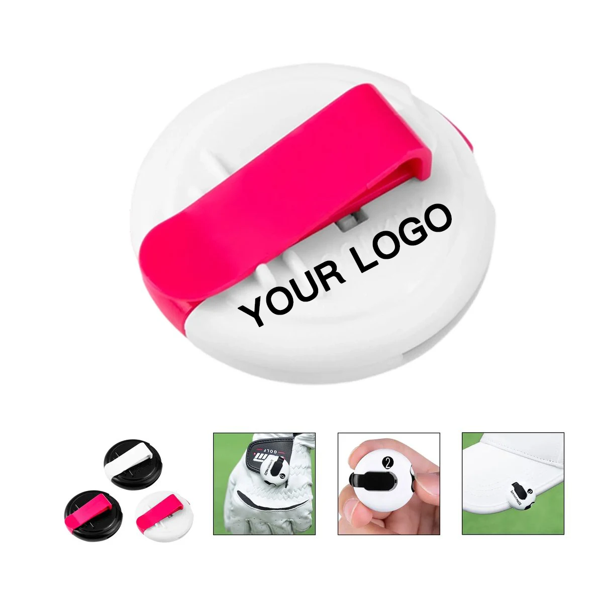 Hat Clip Golf Stroke Counter with Quick Reset 1