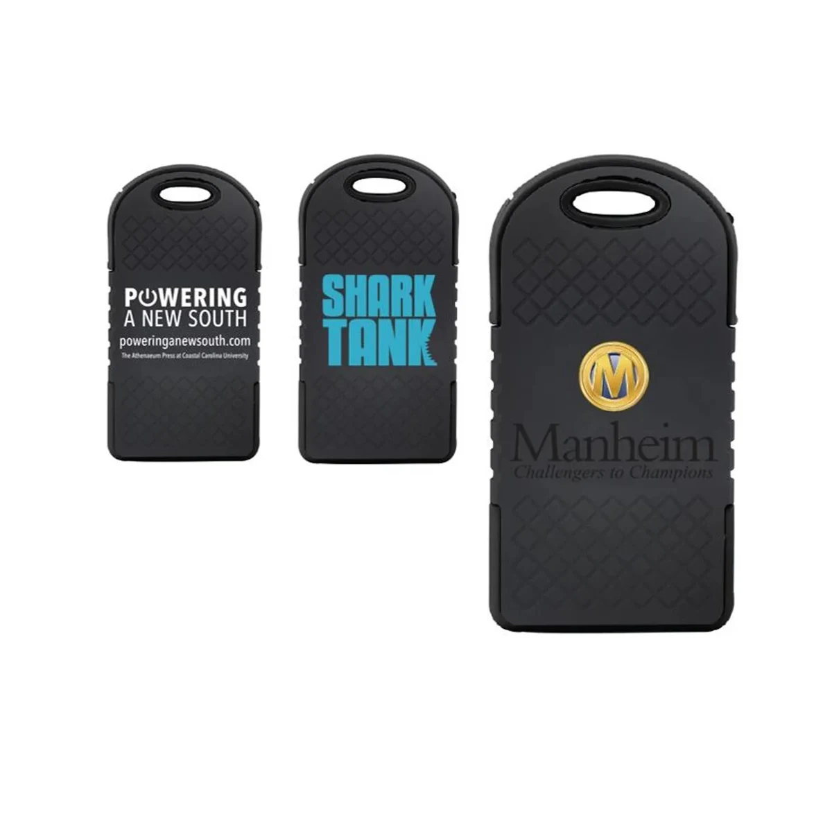 In Stock Waterproof Solar Charger with Carabiner -5,000mAh 1