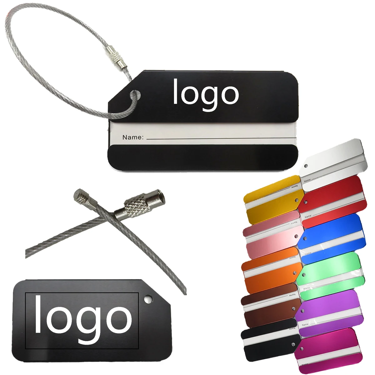 Luggage Tags Aluminum Alloy 1