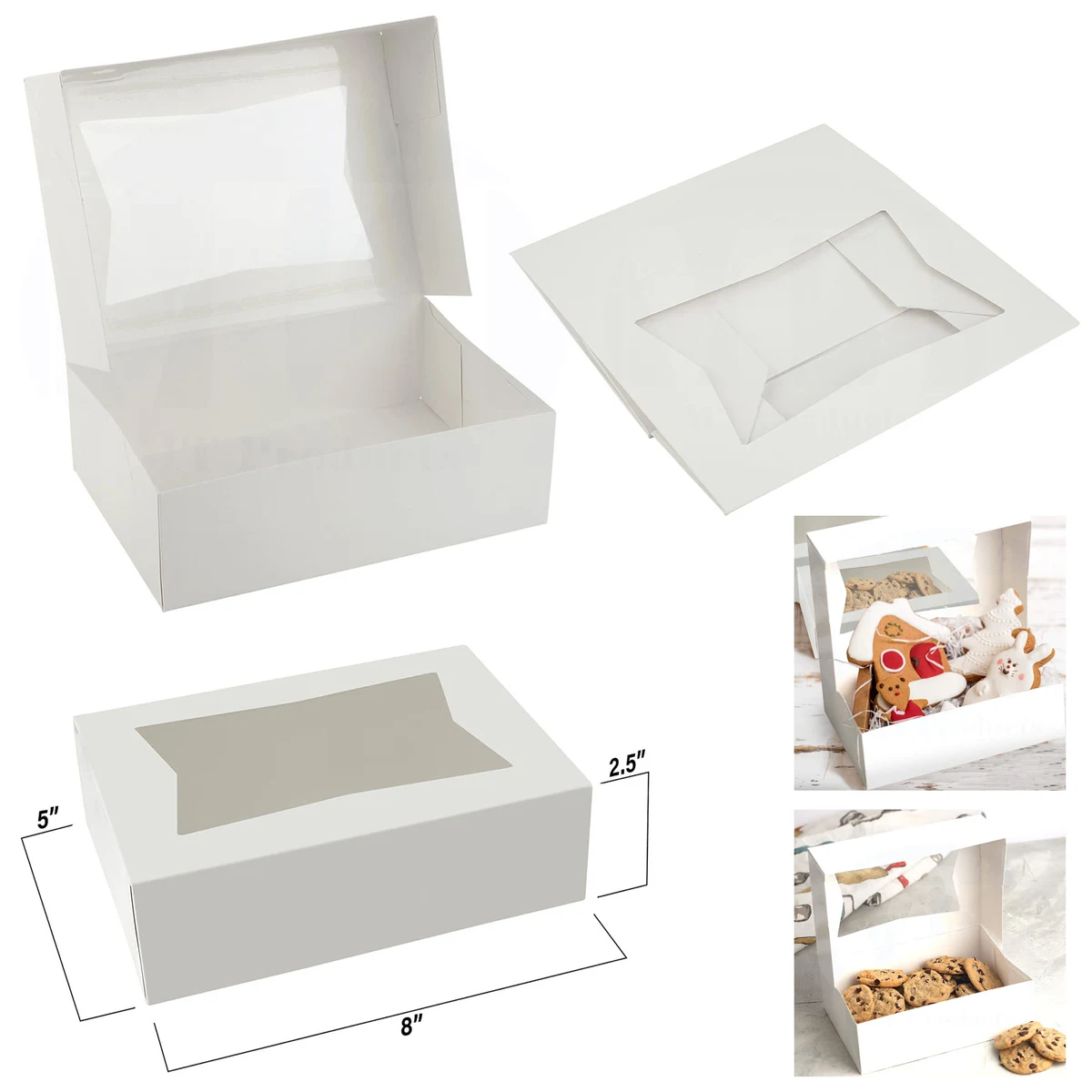 White Pastry Bakery Box 1