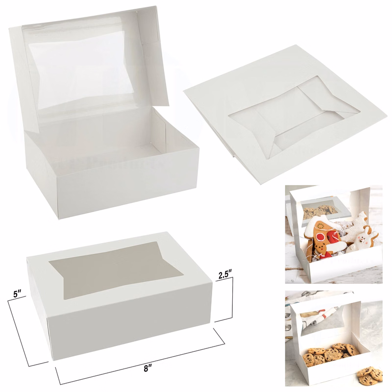 White Pastry Bakery Box