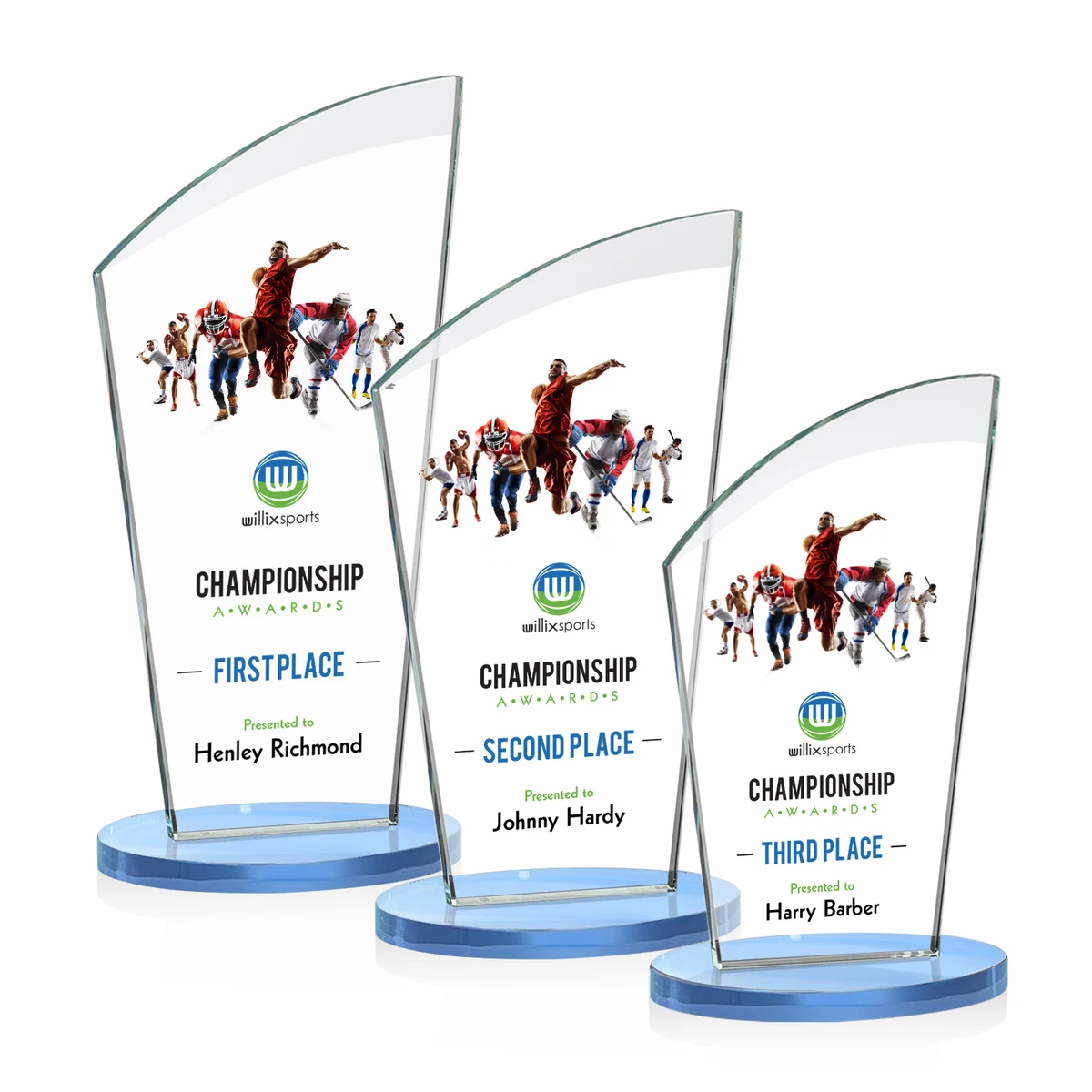 Tomkins VividPrint™ Award - Sky Blue 1