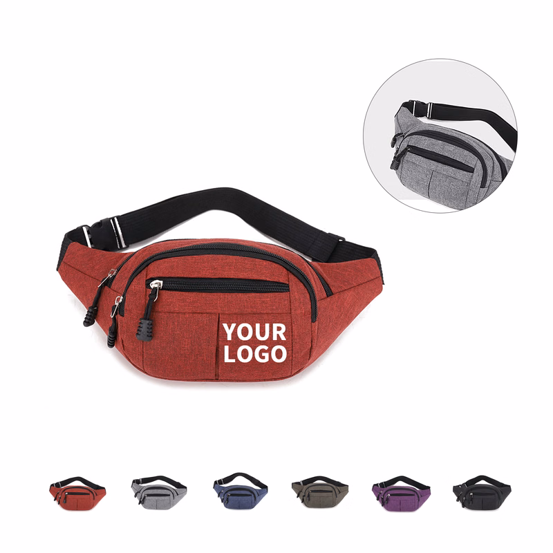 Oxford Waist Pack With Adjustable Strap Full Color Print