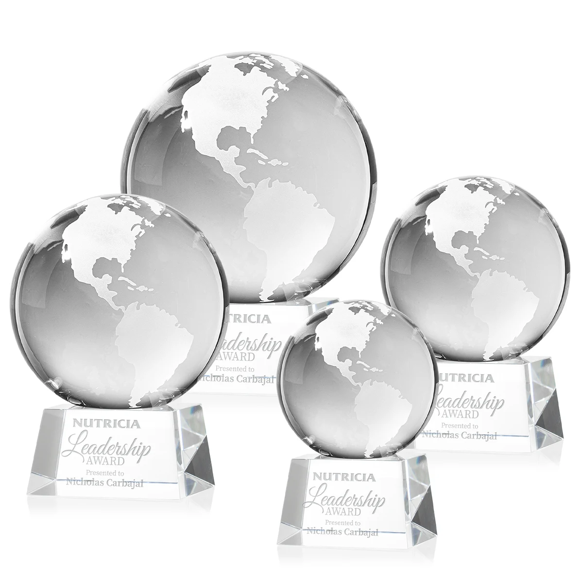 Globe Award on Robson Base - Clear 1