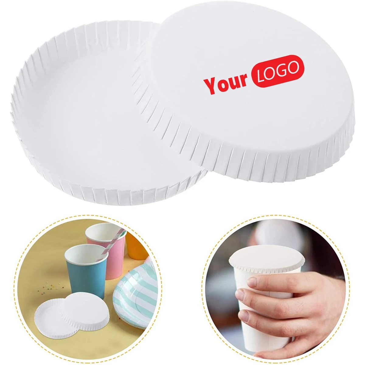 90mm Disposable Paper Cup Cover 1
