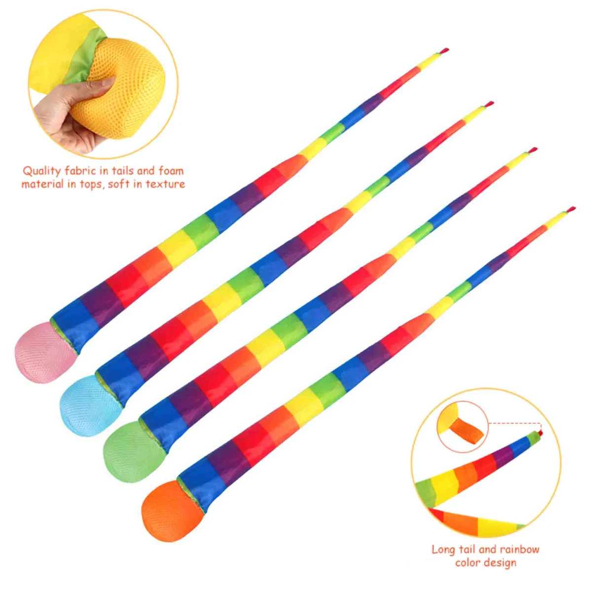 Rainbow Tail Foam Ball Sports Comet 1