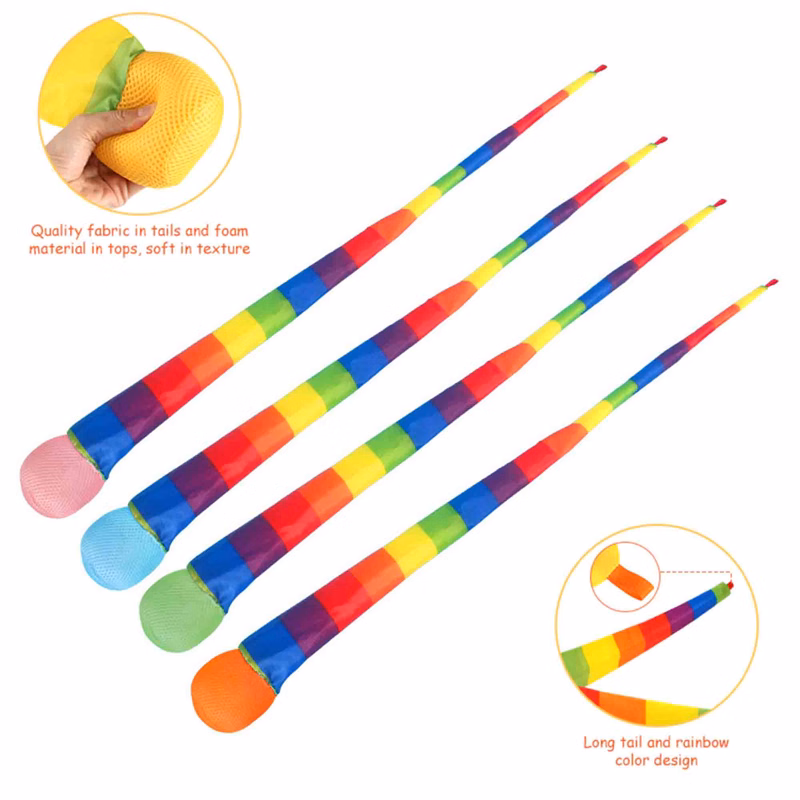 Rainbow Tail Foam Ball Sports Comet