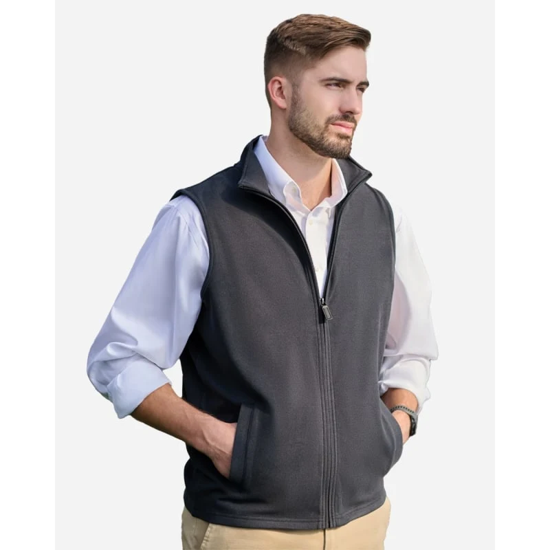 J. America Unisex Element Fleece Vest - 8763 1