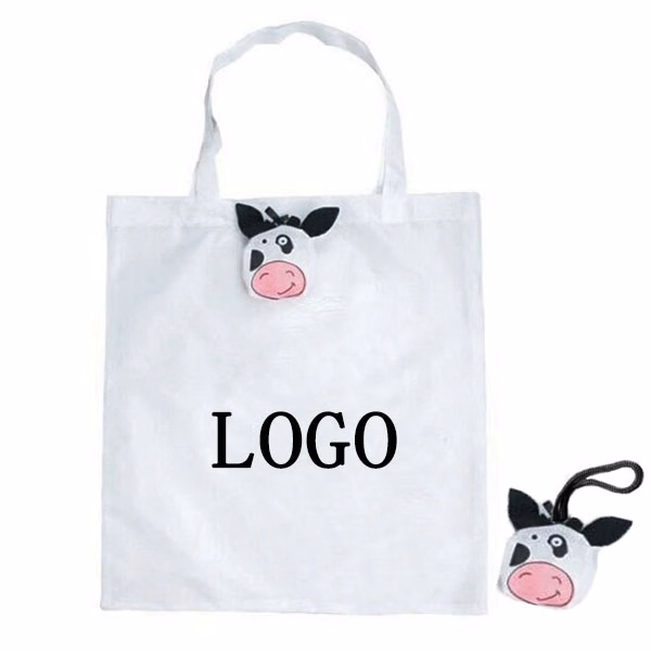 Cow Shape Foldable Shopping Tote Bag