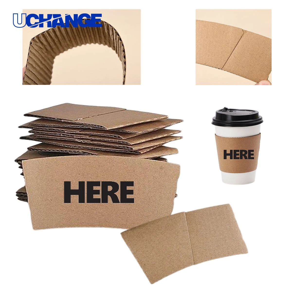 Custom Paper Coffee Cup Sleeve 1