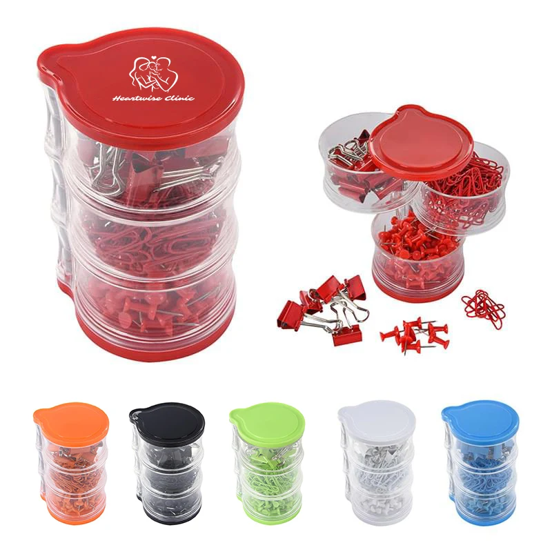 Triple-Tier Desktop Stationery Kit 1