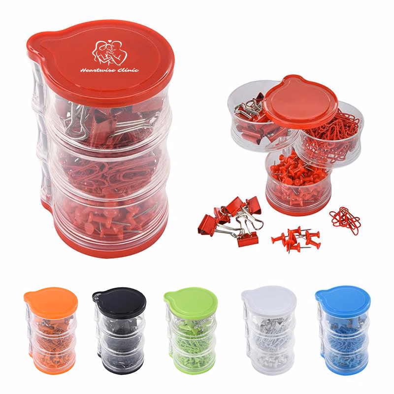 Triple-Tier Desktop Stationery Kit