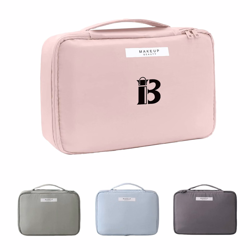 Waterproof Makeup Bag Travel Vanity w/ Handle