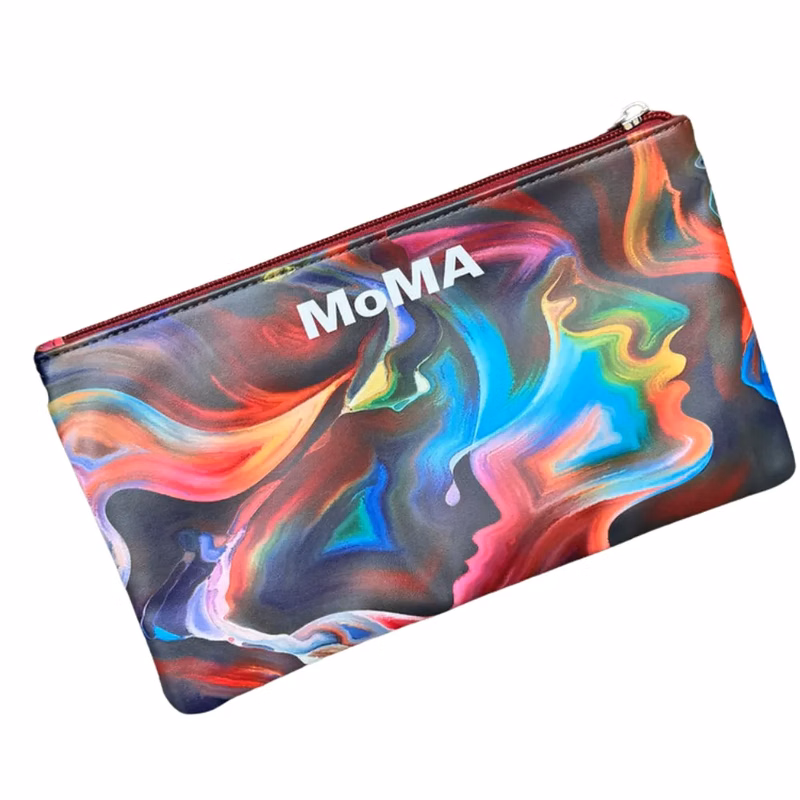 Vegan Leather Makeup Pouch