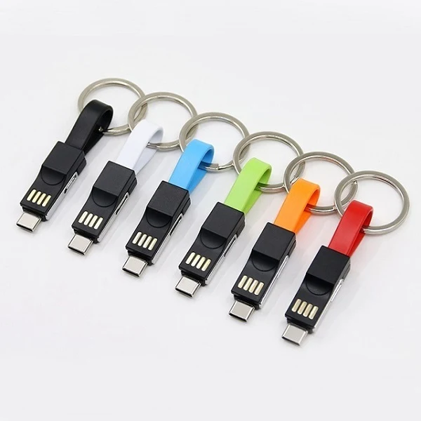 USB Magnetic Key Chain 3 in 1 Data Cable 1