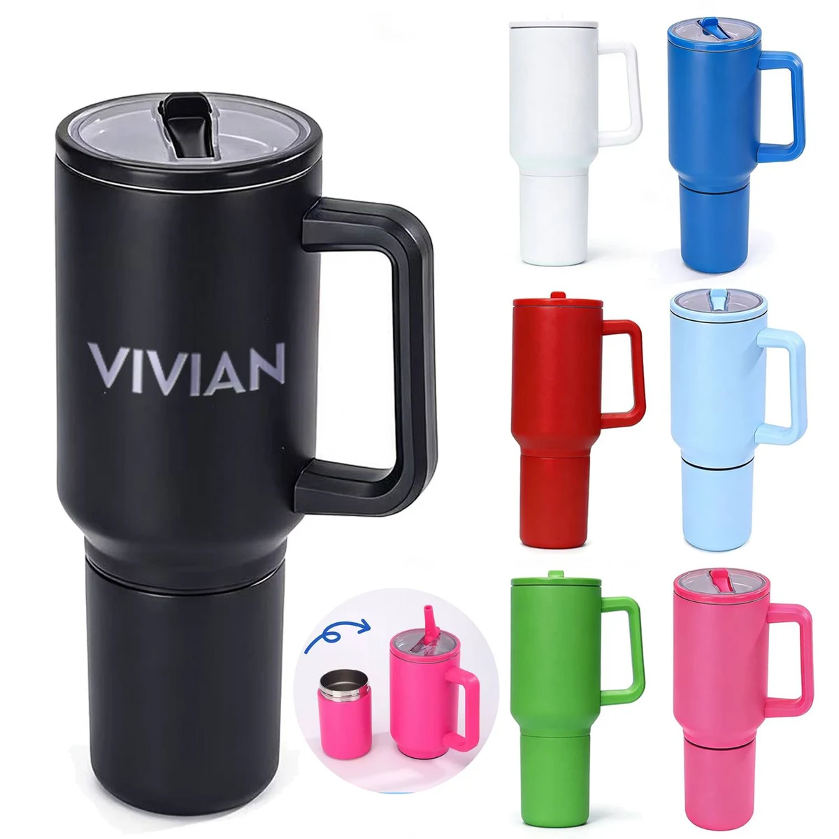 40oz Detachable Insulated Mug 1