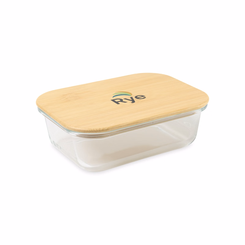 2 Cup Bamboo Storage Container