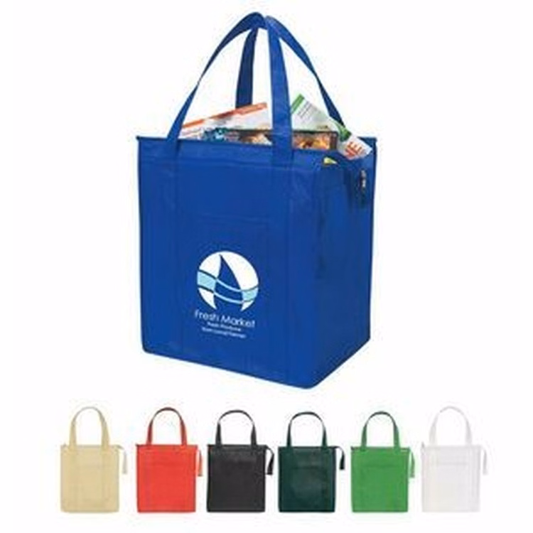 Non-Woven Insulated Shopper Tote Bag (13"x15"x'9')