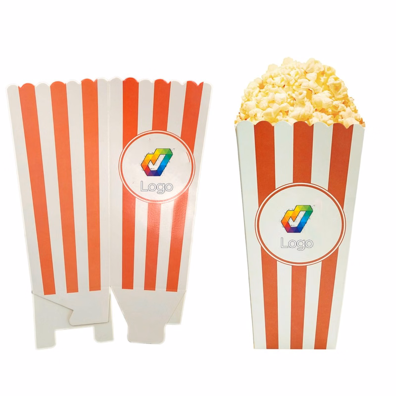 Paper Popcorn Container ?C Party, Movie, and Snack Box