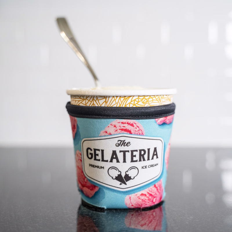 Full Color Ice Cream Pint Cooler
